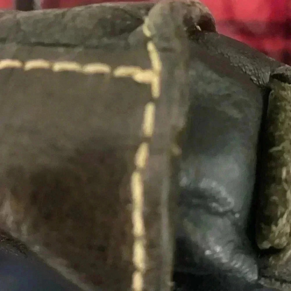 Patricia Nash Studded Brown Leather Crossbody Bag - Picture 9 of 10